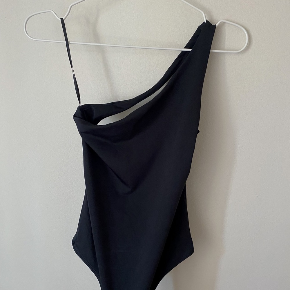 Forever 21 Matte One Shoulder Bodysuit